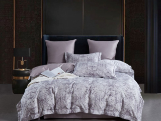 картинка комплект постельного белья 1,5-спальный, египетский хлопок 2152-4s от магазина asabella в Москве